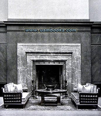 marble Nazi fireplace